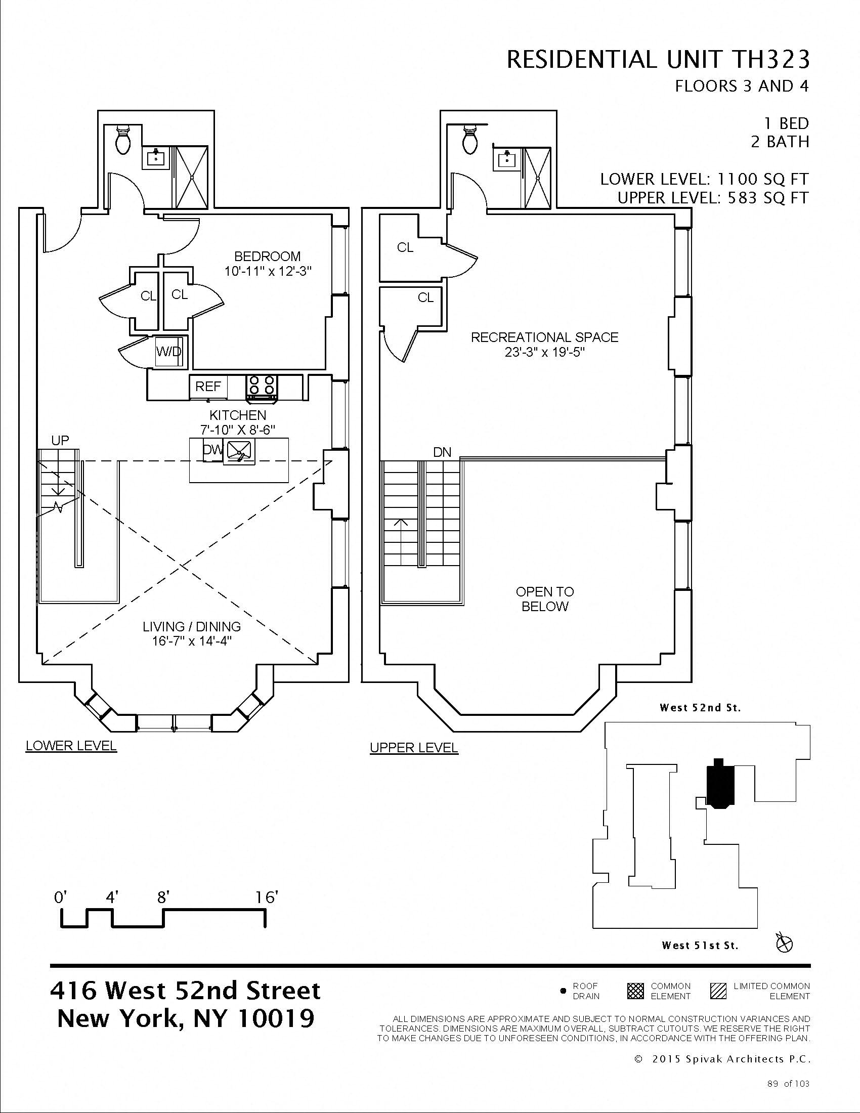 Floor plan for 2 beds, 2 baths, 1683 sqft