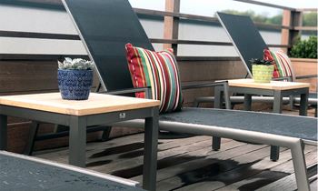 Rooftop relaxation deck