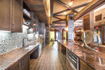Clubhouse with kitchen