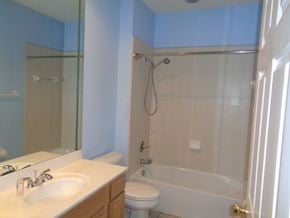 Orange Park house for rent - a bathroom with a sink toilet and a shower
