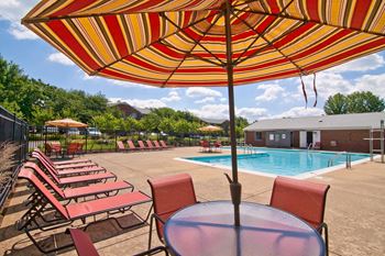 Resort style swimming pool
