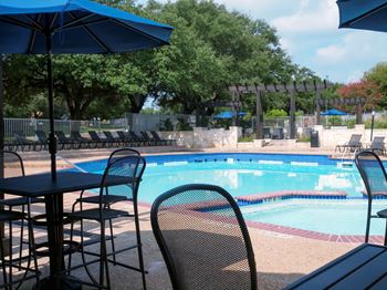 Sparkling swimming pool