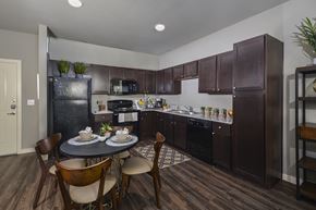 Arlington apartment for rent - Open Air Kitchen Space at The Elliott Senior Apartments, Texas, 76002