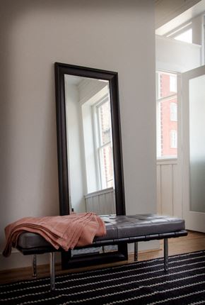Danville apartment for rent - a mirror and a couch in a room
