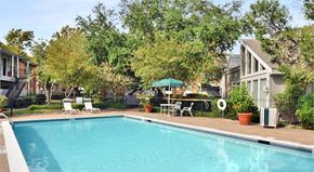 Pasadena apartment for rent - a swimming pool in the backyard of a house