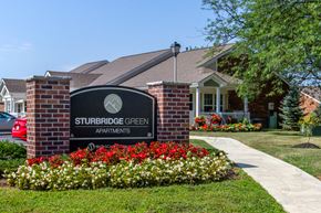Hilliard apartment for rent - the apartments sign in front of a building
