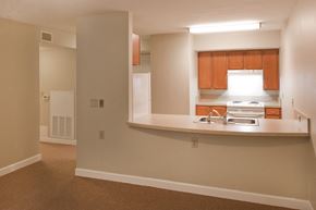 Rockville apartment for rent - a view of a kitchen with a sink and a stove