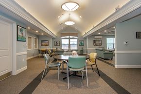 Whitehall apartment for rent - a dining room with a table and chairs