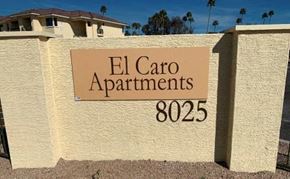 Phoenix apartment for rent - a sign is on the side of a building