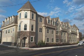 Fanwood apartment for rent - an apartment building on the corner of a street
