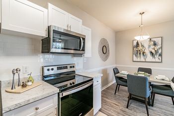Dining and kitchen