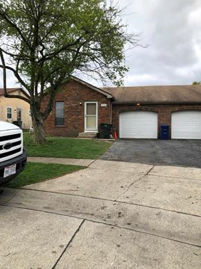 Galloway apartment for rent - A white car is parked in front of a house with a tree.
