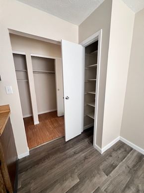 Galloway apartment for rent - A white door is open to a walk-in closet.